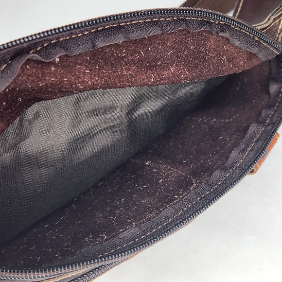 Vintage Handcrafted Leather Dominican Republic Fanny Pack Bum Bag - Picture 4 of 6